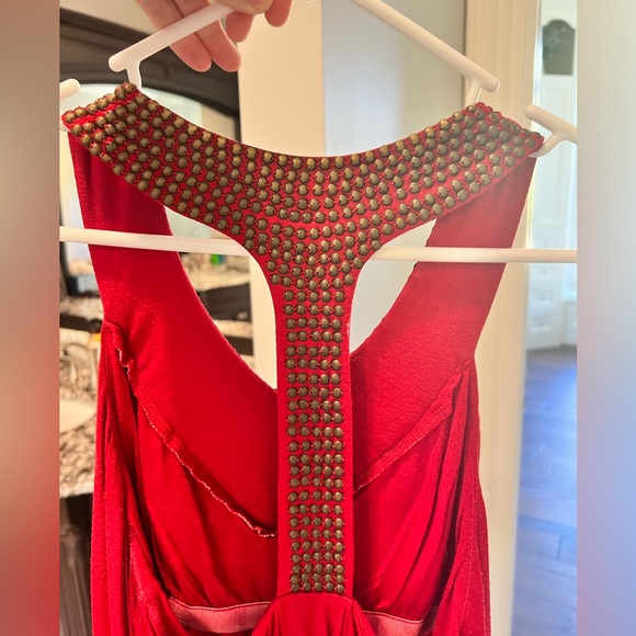 Red racer back studded tank. SMALL. women’s. - Picture 2 of 2